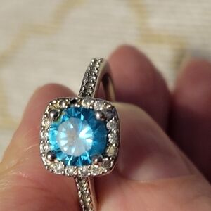 Elegant Blue Gemstone Ring